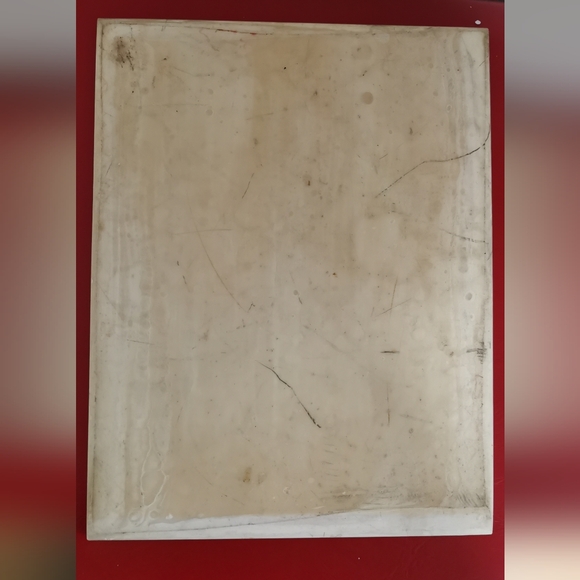 Bill O'Neill Bugling Elk (wapiti) 1977 Etching on Marble - Picture 2 of 8